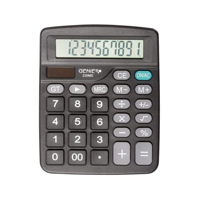 EAN 4015468126328 - Genie 220 MD calculadora Escritorio Calculadora básica Negro imagen 1