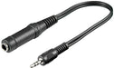 EAN 4040849504709 - Goobay 50470 cable de audio 0,2 m 3,5mm 6,35mm Negro imagen 1