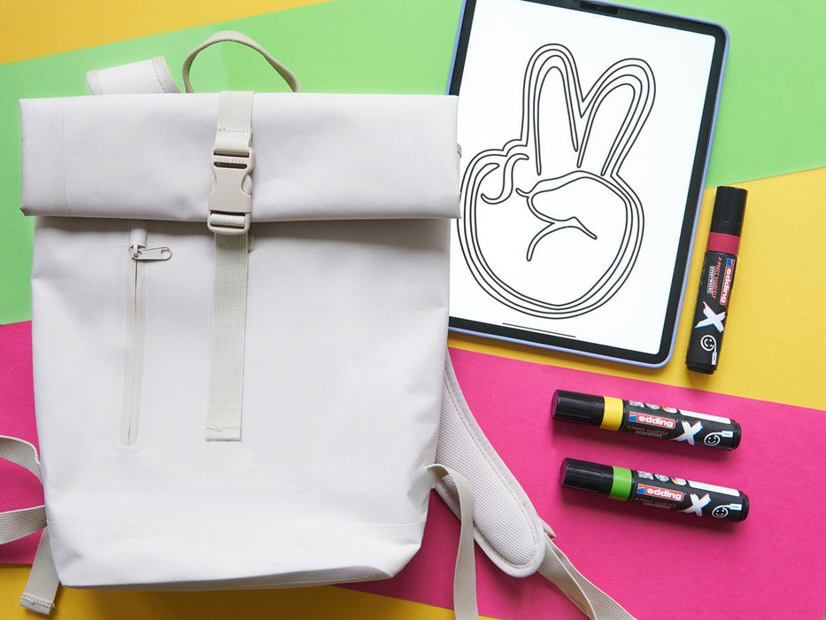 EAN 4057305067128 - Edding 6900 X Multimarker marcador permanente Punta de cincel Verde, Rosa, Amarillo 3 pieza(s) imagen 9