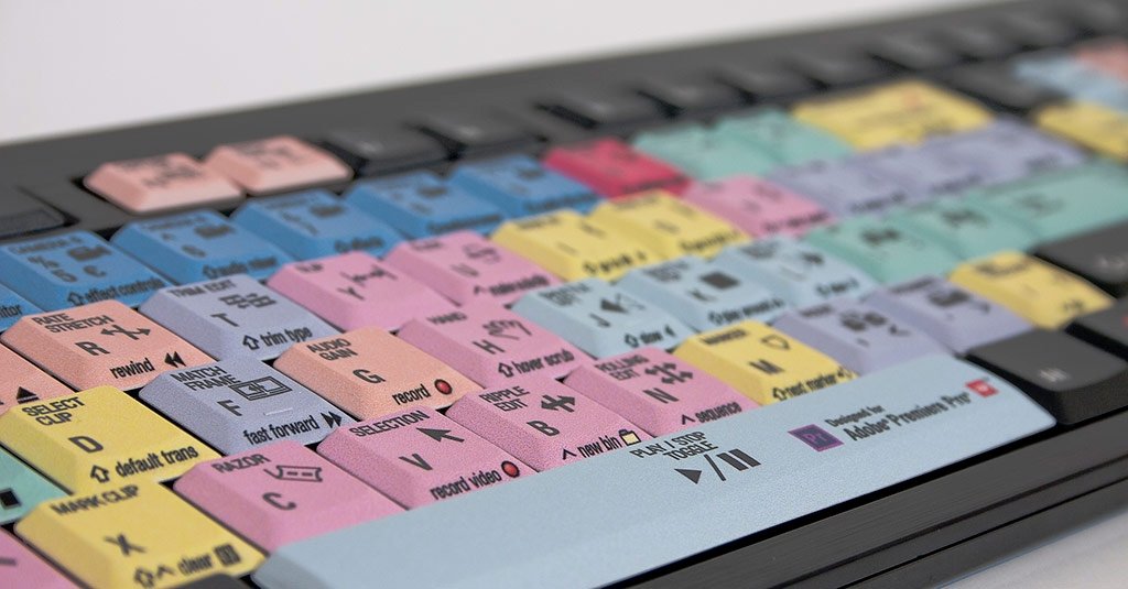 EAN 5707795010225 - Logickeyboard Adobe Premiere Pro CC teclado Oficina USB QWERTY Inglés del Reino Unido Multicolor imagen 2