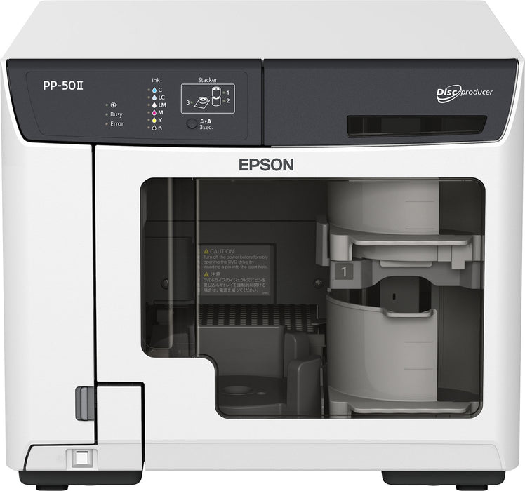 EAN 8715946670591 - Epson Discproducer PP-50II disc publisher 50 discos USB 2.0 Negro, Blanco imagen 1