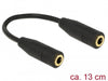 EAN 4043619658961 - DeLOCK 65896 cable de audio 0,13 m 3,5mm Negro imagen 1