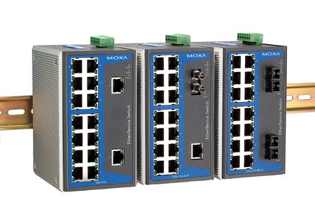 EAN 5703431415096 - Moxa EtherDevice™ Switch EDS-316, Multi Mode, ST Connector (-40 - 75˚C) No administrado imagen 1