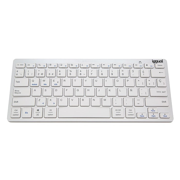 EAN 8435364316788 - iggual TKL-BK teclado Universal Bluetooth QWERTY Español Plata imagen 1