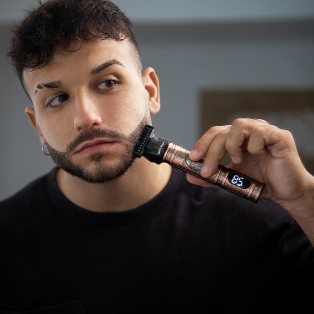 EAN 8435484044455 - Cecotec 04445 cortadora de pelo y maquinilla Oro rosa 4 imagen 5