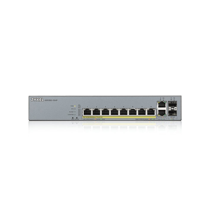 EAN 3540260177601 - Zyxel GS1350-12HP-EU0101F switch Gestionado L2 Gigabit Ethernet (10/100/1000) Energía sobre Ethernet (PoE imagen 2