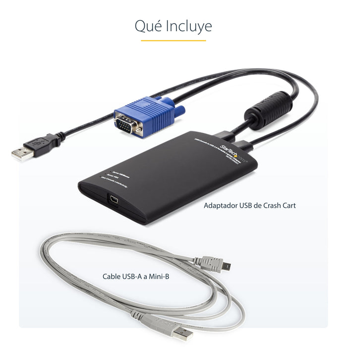 EAN 0065030835312 - StarTech.com NOTECONS01 cable para video, teclado y ratón (kvm) Negro imagen 13