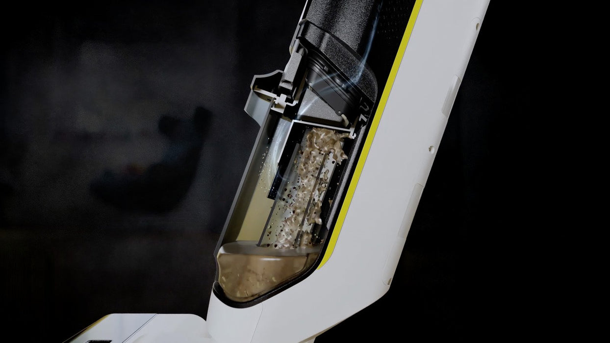 EAN 4066529148155 - Kärcher FCV 3 vloerreiniger Aspiradora escoba 2 en 1 Batería Seca y húmeda HEPA Sin bolsa 160 W Blanco imagen 3