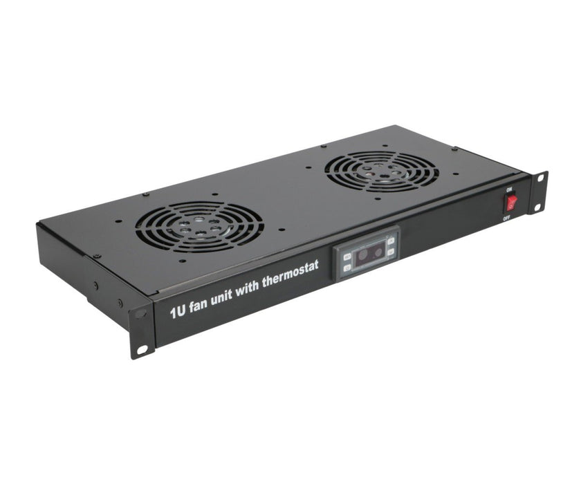 EAN 5903148919089 - Extralink 19\" RACK MOUNT FAN PANEL (2 FANS) WITH THERMOSTAT Panel del ventilador imagen 6