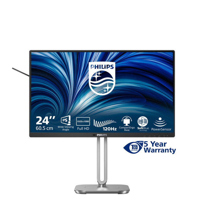 EAN 8721038003727 - Philips 4000 series 24B2N4200/00 pantalla para PC 60,5 cm (23.8") 1920 x 1080 Pixeles Full HD LCD Gris imagen 4