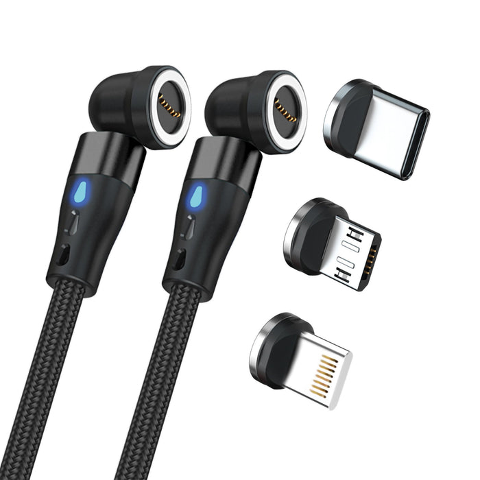 EAN 4040895011695 - RealPower MagneticCharge2 cable USB 1 m Negro imagen 1