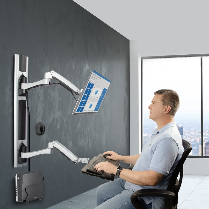 EAN 65030899475 - StarTech.com 2PASTSC-WALL-MOUNT estacion de trabajo sentado o de pie imagen 8