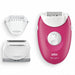 EAN 4210201423461 - Braun Silk-épil 3 3276 20 pinzas Rosa, Blanco imagen 4