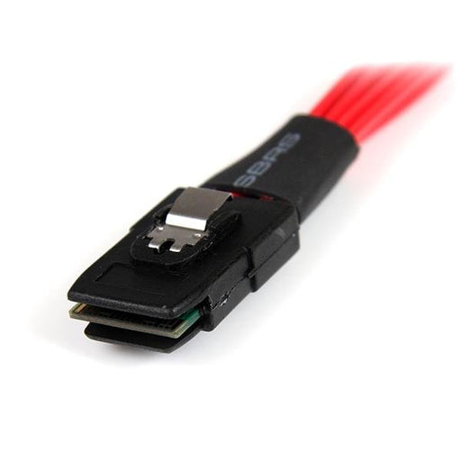 EAN 0065030841672 - StarTech.com SAS8087S450 cable Serial Attached SCSI (SAS) 0,05 m Negro, Rojo imagen 2