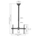 EAN 0766623462204 - Manhattan 462204 soporte para TV 177,8 cm (70") Negro imagen 10