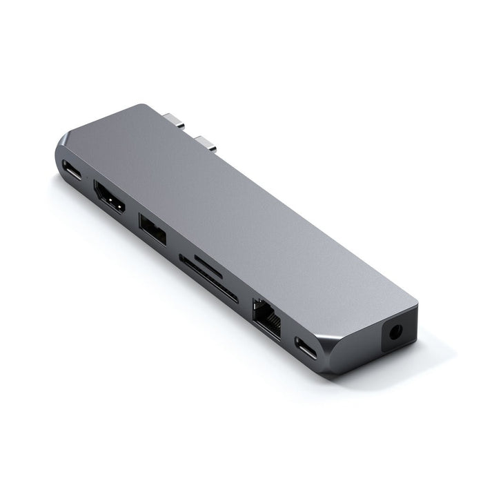 EAN 0810086360314 - Satechi ST-UCPHMXM base para portátil y replicador de puertos 2 x USB 3.2 Gen 2 (3.1 Gen 2) Type-C Gris imagen 1