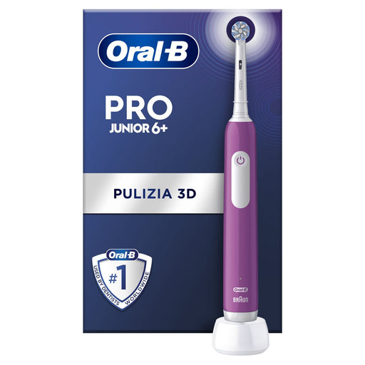 EAN 8006540742891 - Oral-B Junior 8006540742891 cepillo eléctrico para dientes Niño Cepillo dental giratorio Púrpura imagen 1
