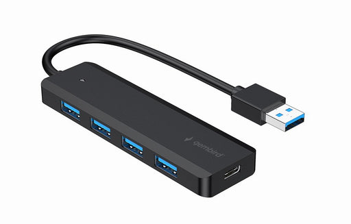 EAN 8716309128858 - Gembird UHB-U3P4P-02 hub de interfaz USB 3.2 Gen 1 (3.1 Gen 1) Type-A 5000 Mbit/s Negro imagen 1