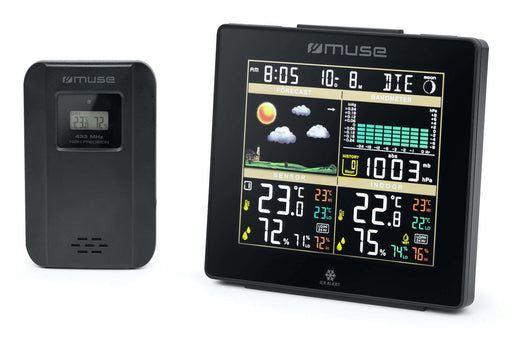 EAN 3700460209452 - Muse M-085 WS estación meteorológica digital Negro LCD CC/Batería imagen 1