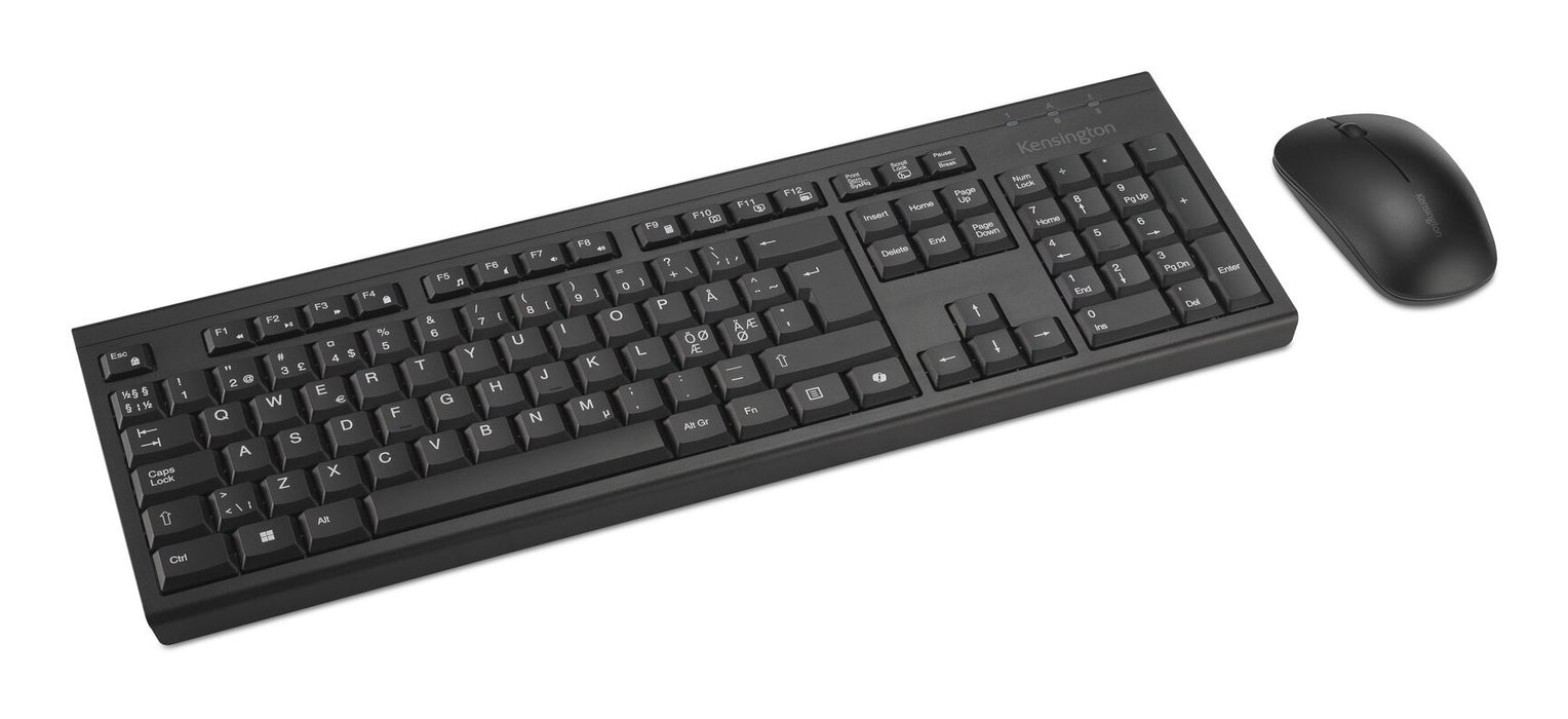 EAN 5028252644938 - Kensington KM270 EQ teclado Ratón incluido Oficina RF Wireless + Bluetooth QWERTY Nórdico Negro imagen 1
