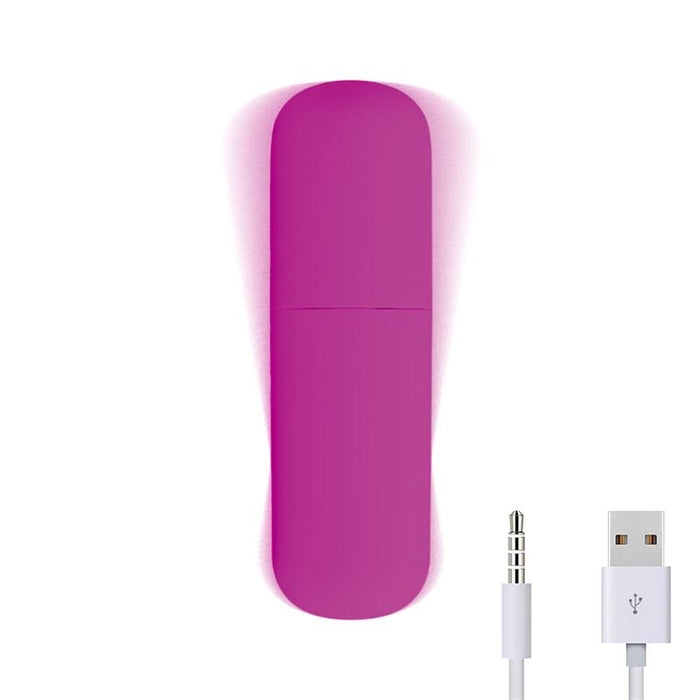 4fun Bala Vibrador Y 4 Fundas Usb Impermeable Silicona