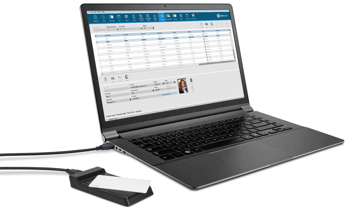 EAN 8717496336460 - Safescan RF-150 lector rfid USB Negro imagen 4