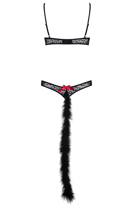 EAN 5901688208229 - Obsessive Gepardina S/M Body Negro Elastano, Poliamida imagen 6