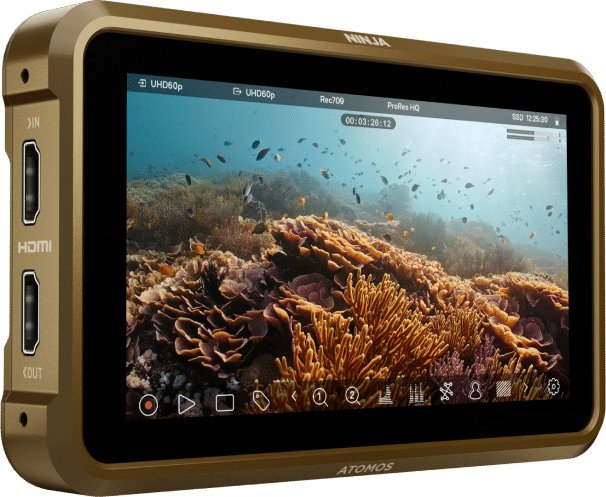 EAN 0814164022804 - Atomos Ninja 13,2 cm (5.2") Marrón 1920 x 1080 Pixeles Pantalla táctil imagen 3