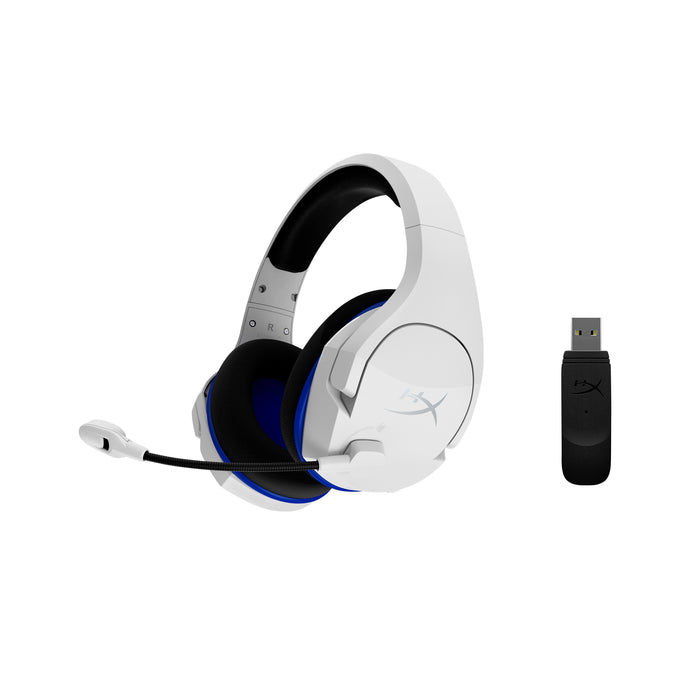 EAN 196188047453 - HyperX Cloud Stinger Core - Wireless Gaming Headset (White-Blue) - PS5-PS4 (HHSS1C-KB-WT/G) Inalámbrico Di imagen 2