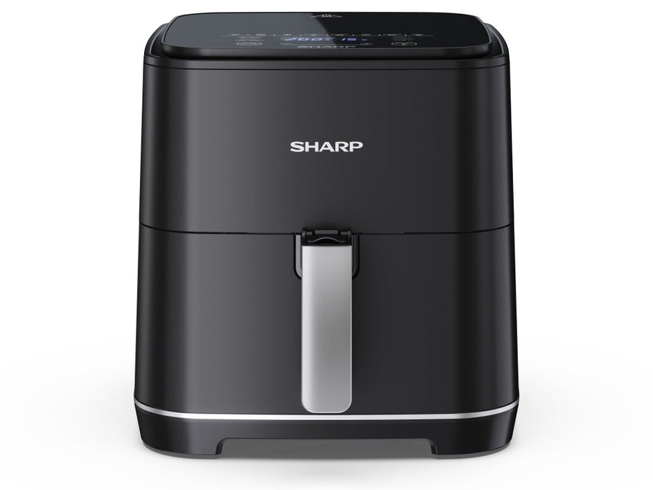 EAN 4550556103541 - Sharp AF-GS552AE-B Sencillo 5,5 L Independiente 1650 W Freidora de aire caliente Negro, Plata imagen 2