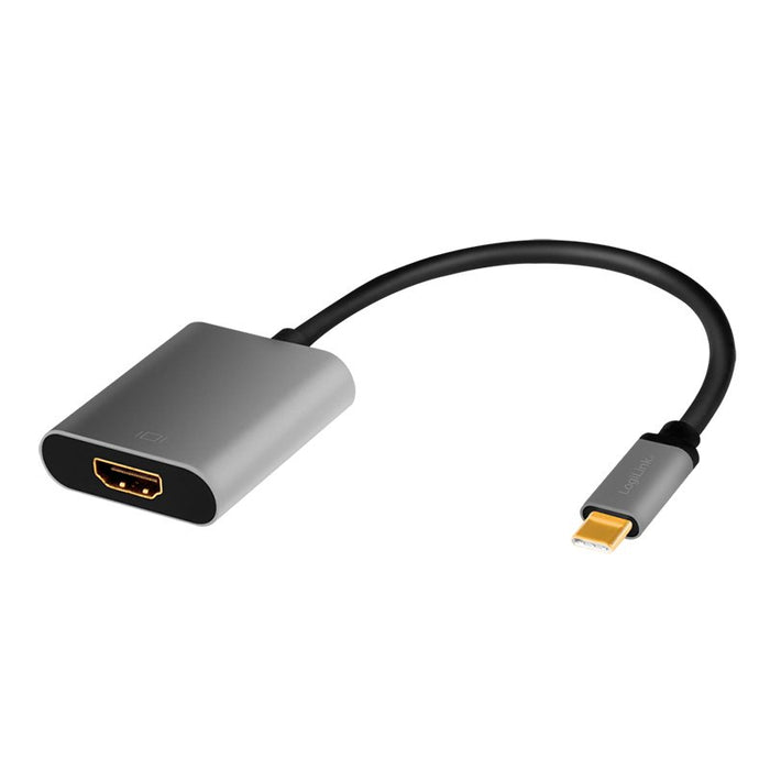 EAN 4052792062236 - LogiLink CUA0103 cambiador de género para cable USB 3.2 Gen1 Type-C HDMI-A Negro, Gris imagen 1