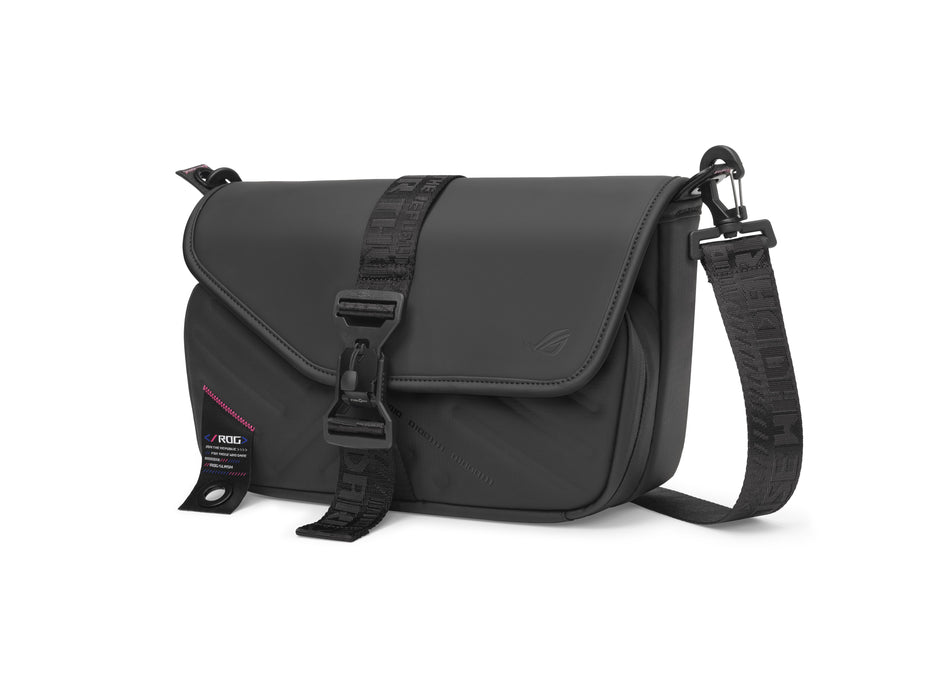 EAN 4711387814796 - ASUS BC3004 ROG SLASH SLING BAG 4.0 cuero PU, Poliéster Negro imagen 3