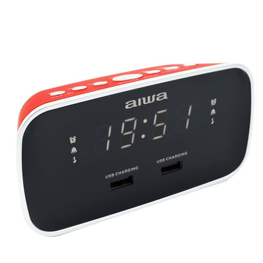 EAN 8435256896763 - Aiwa CRU-19RD despertador Reloj despertador digital Rojo imagen 1
