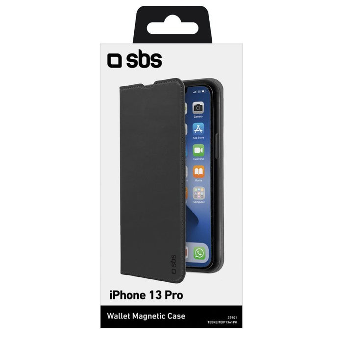 EAN 8018417337901 - SBS TEBKLITEIP1361PK funda para teléfono móvil Funda cartera Negro imagen 2