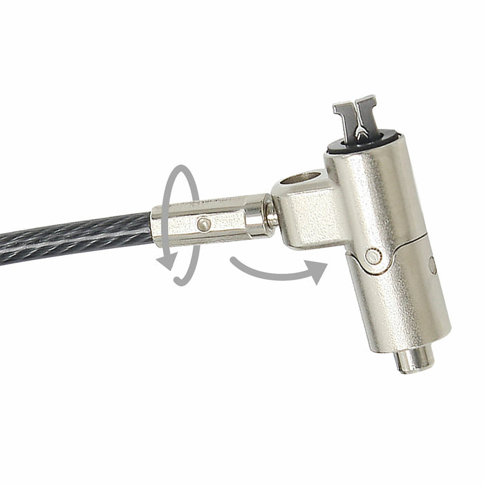 EAN 7640186416528 - DICOTA D31886 cable antirrobo Negro, Plata 2 m imagen 5