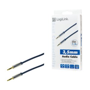 EAN 4052792034417 - LogiLink CA10150 cable de audio 1,5 m 3,5mm Azul imagen 4