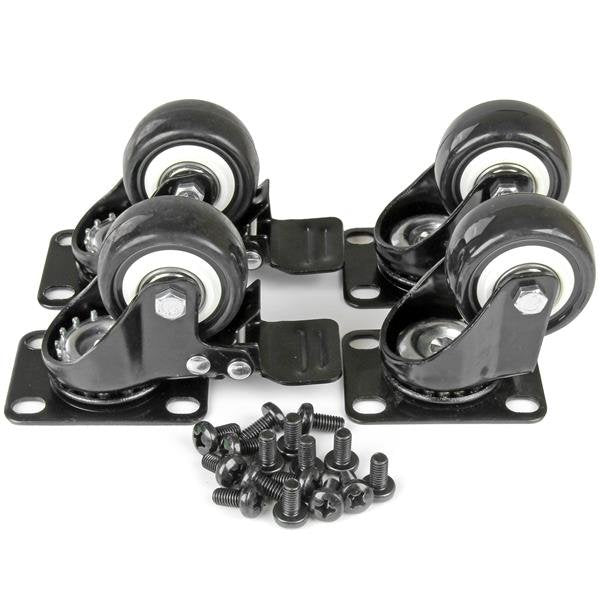 EAN 0065030862073 - StarTech.com 2POSTRACK42 armario rack Rack o bastidor independiente Negro imagen 7