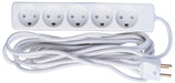 EAN 5704174259695 - Microconnect GRU0055WDK base múltiple 5 m 5 salidas AC Interior Blanco imagen 1