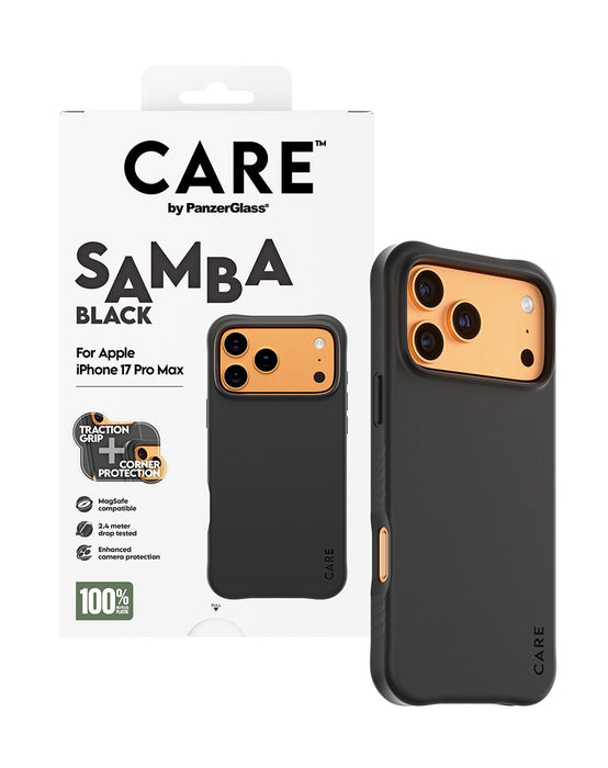 EAN 5715685027109 - PanzerGlass CARE by ® Fashionable Case Samba Black w. MagSafe iPhone 17 Pro Max funda para teléfono móvil imagen 5