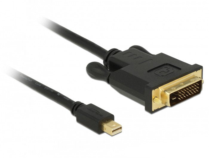 EAN 4043619839872 - DeLOCK 83987 adaptador de cable de vídeo 0,5 m Mini DisplayPort DVI-D Negro imagen 1