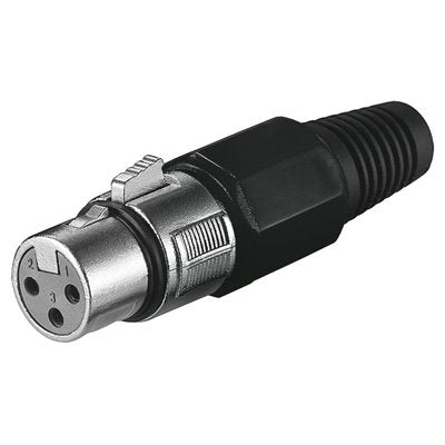 EAN 4040849117558 - Goobay 11755 conector XLR (3-pin) Negro, Metálico imagen 1