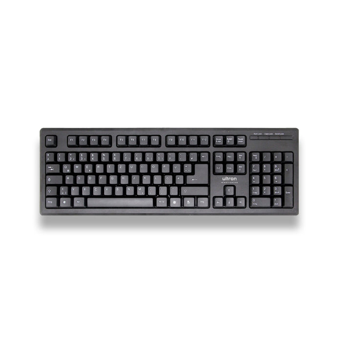 EAN 4040895008572 - Ultron UMC-200 teclado Ratón incluido Universal USB QWERTZ Alemán Negro imagen 2