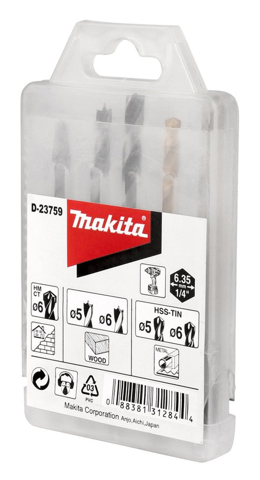 EAN 0088381312844 - Makita D-23759 broca Juego de brocas 5 pieza(s) imagen 2