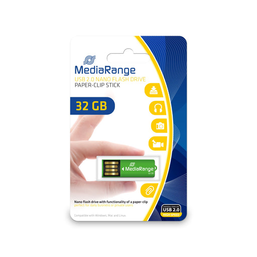 EAN 4260459611615 - MediaRange MR977 unidad flash USB 32 GB USB tipo A 2.0 Verde imagen 1