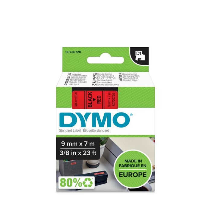EAN 5411313409179 - DYMO D1 Standard - Black on Red - 9mm cinta para impresora de etiquetas imagen 2