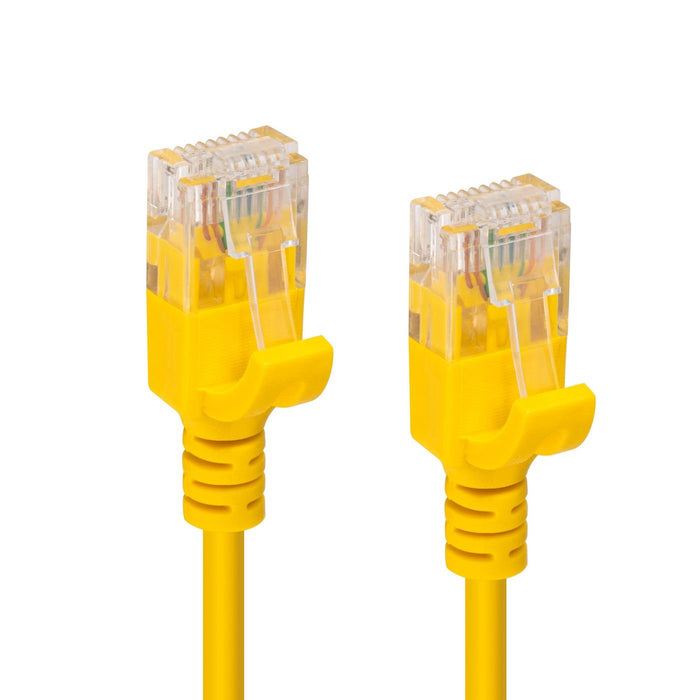 EAN 5715328116825 - Microconnect V-UTP6A0015Y-SLIM cable de red Amarillo 0,15 m Cat6a U/UTP (UTP) imagen 3