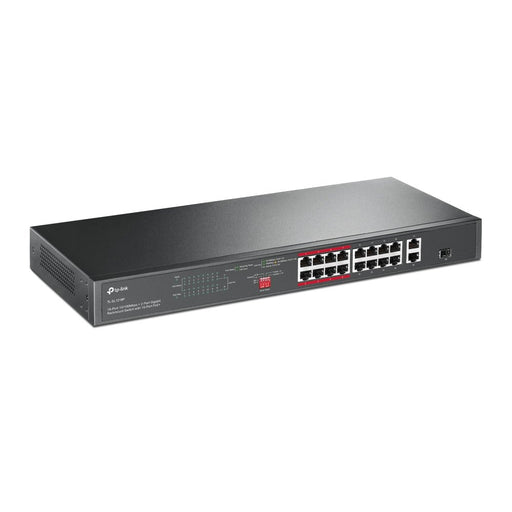 EAN 6935364052812 - TP-Link TL-SL1218P switch No administrado Gigabit Ethernet (10/100/1000) Energía sobre Ethernet (PoE) 1U  imagen 2