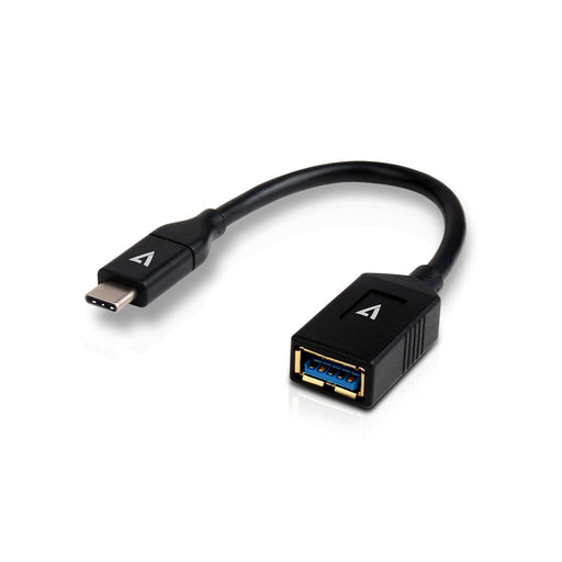 EAN 0662919095265 - V7 V7U3C-BLK-1E cable USB USB 3.2 Gen 1 (3.1 Gen 1) 0,1 m USB C USB A imagen 1