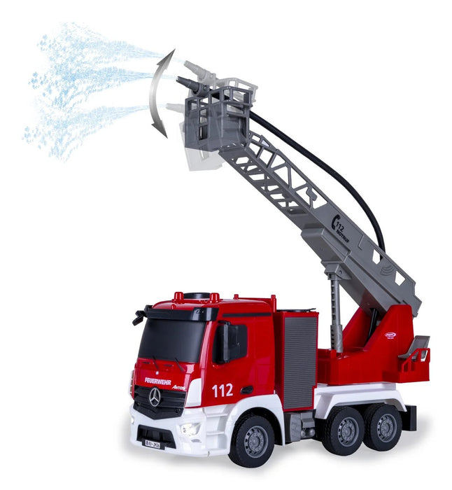 EAN 4042774474539 - Jamara Mercedes-Benz Antos modelo controlado por radio Camión de bomberos Motor eléctrico 1:26 imagen 8