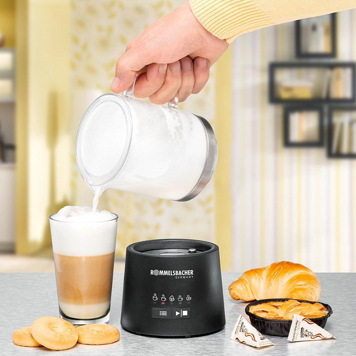EAN 4001797856500 - Rommelsbacher MS 625 espumador o calentador de leche Automático Negro, Acero inoxidable imagen 6